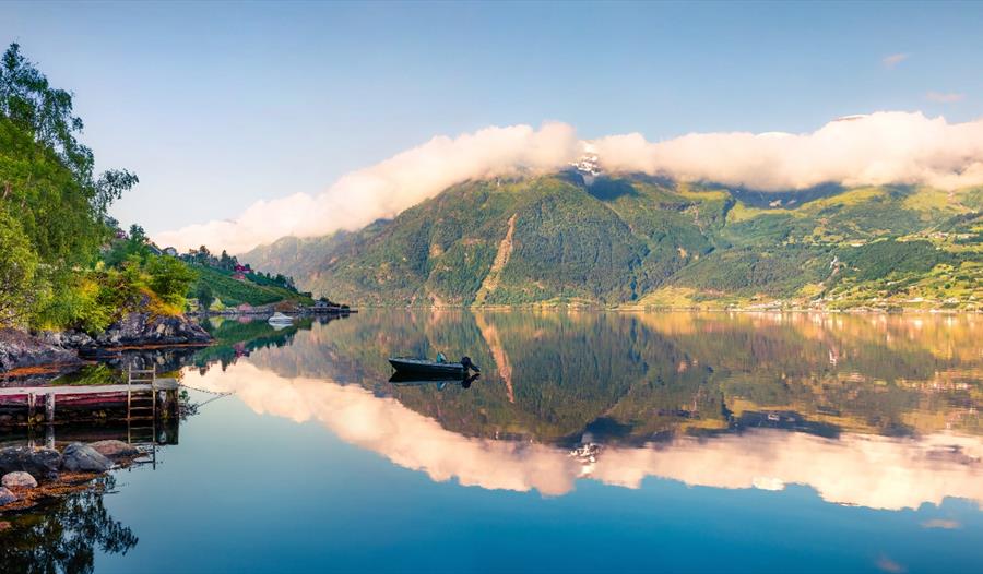 Utsikt over Hardangerfjorden