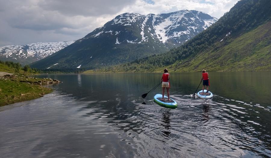 SUP-tur på Anestølsvatnet
