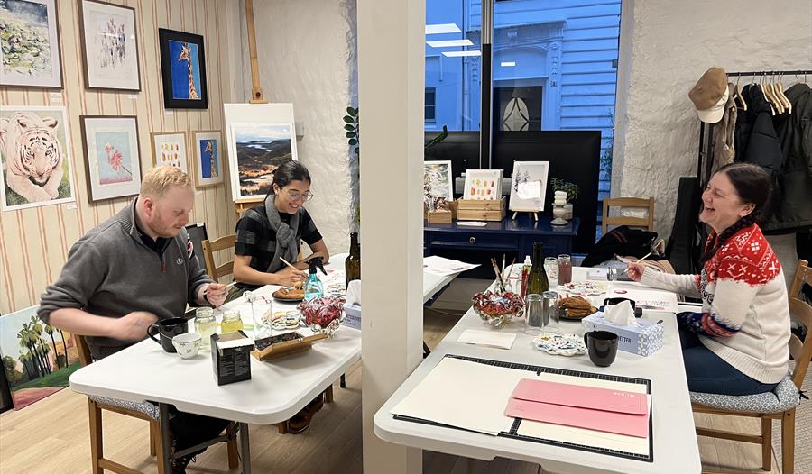Kurs passer for både nybegynnere og de som har malt med akvarell før