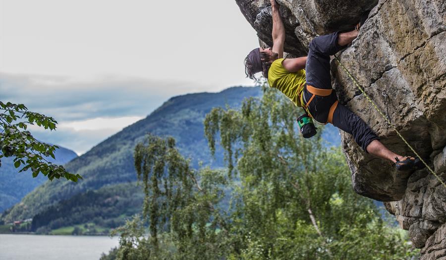 Climbing Kvam Sogndal