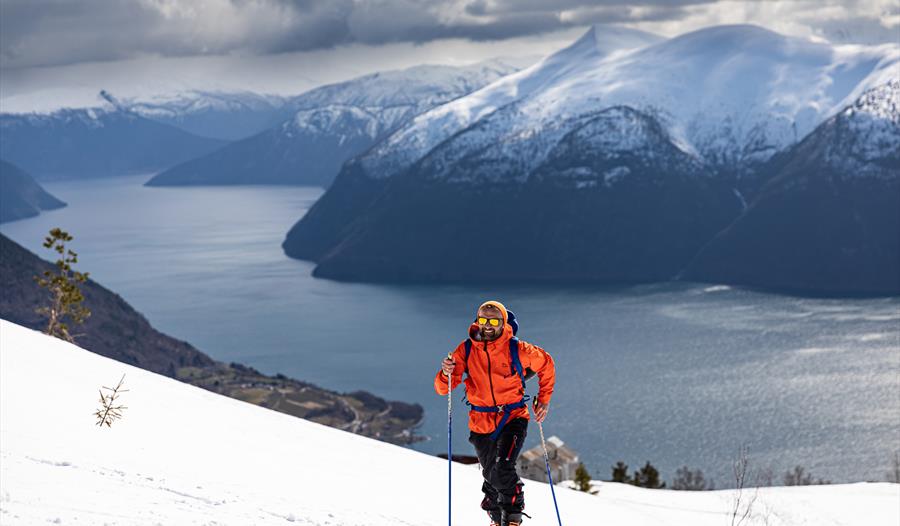 Molden topptur på ski