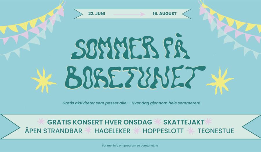 Banner av Sommer på Boretunet