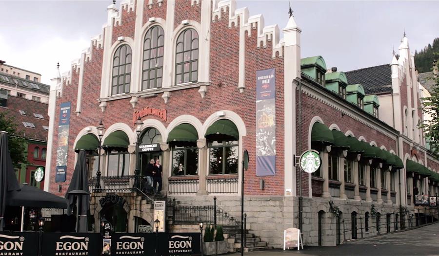 Starbucks Kjøttbasaren i Bergen sentrum
