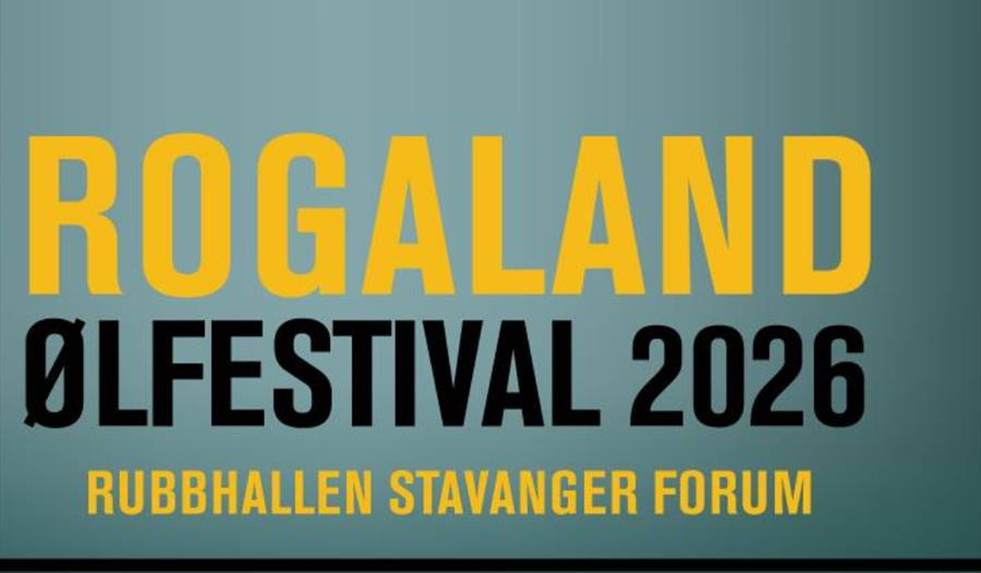 Bilde med teksten ‘Rogaland Ølfestival 2026’.