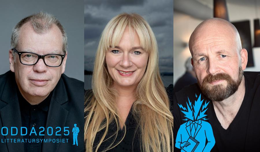 Frode Grytten og Kyrre Andreassen møter Marit Eikemo.