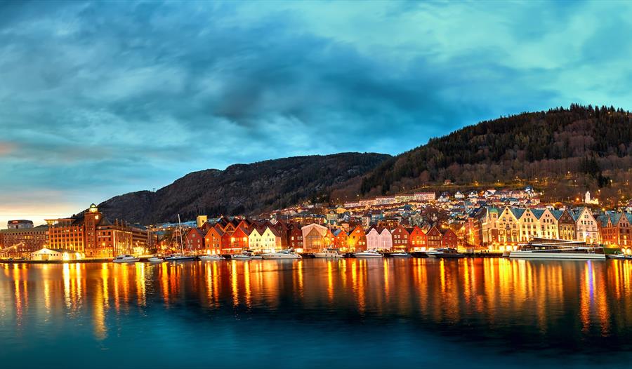 Panoramautsikt Bergen