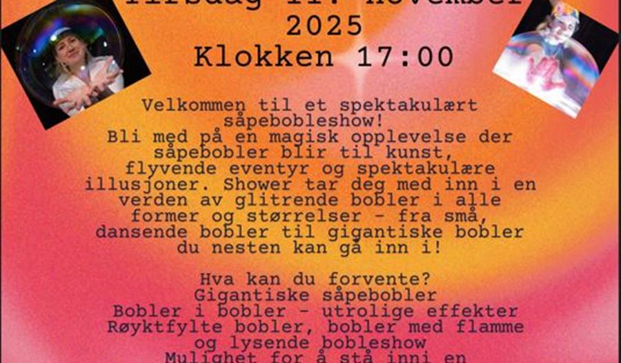 Bobleshow på biblioteket