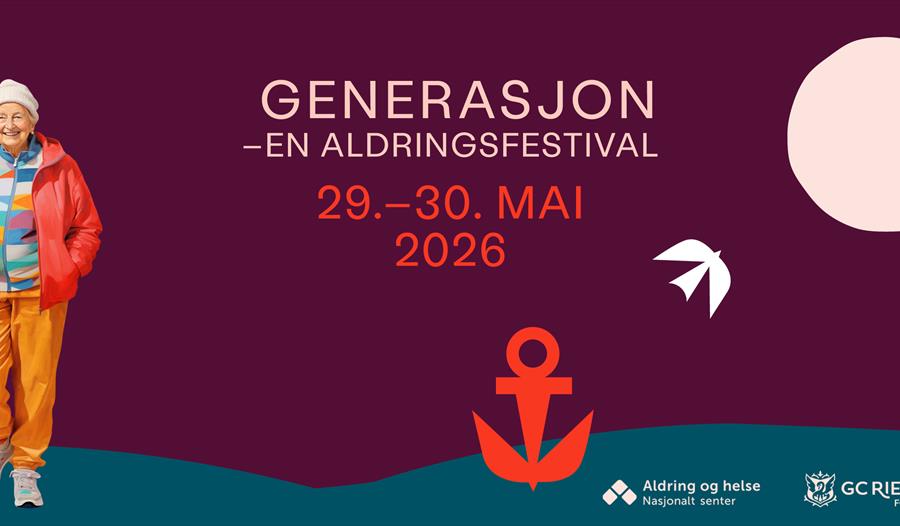 Vi ønsker velkommen til gratis aldringsfestival på ti forskjellige steder i Bergen 29.–30. mai