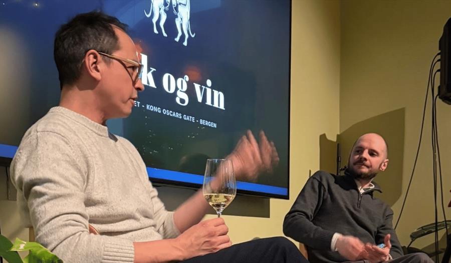 Folk og vin med Espen og Ove