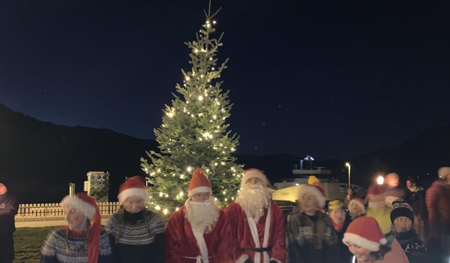 Julegateopning i Kinsarvik