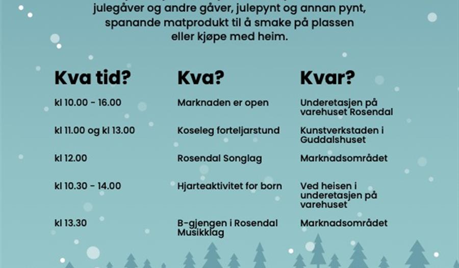 Plakat Jul i Rosendal 2025
