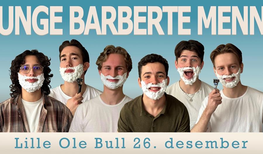 Unge Barberte Menn