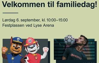 Invitasjon til familiefest med Paw Patrol, Tobias Becs og Emma