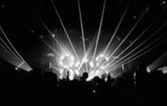 Concert image with nightlight and lights