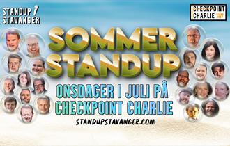 Sommer-standup på Checkpoint Charlie
