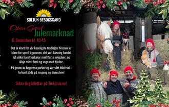 Open Gard med Julemarknad