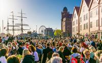 17. mai feiring på Bryggen