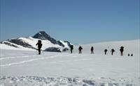 Jostedalsbreen på langs