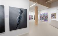 Innsiden av galleriet