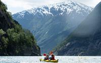 Guidet sjøkajakktur på Hardangerfjorden