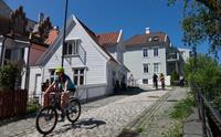 Se Bergen fra sykkelsetet