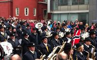 17. mai torget i Bergen (utenfor gamle Brannstasjonen)