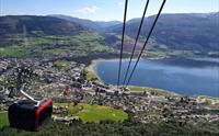 A view of Voss from Voss Gondola