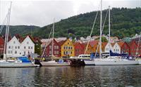 Nydelig utsikt mot Bryggen