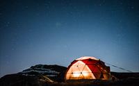 Gjennomsiktig dome på Trolltunga
