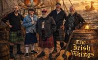 Band The Irish Vikings på seilskip