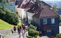 Spasertur ned fra Fløyen