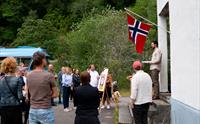 Fra utstillingsåpning på Velferden i 2024