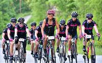 Team Girlpower på vei til Voss