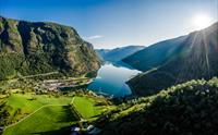 Flåm sett fra oven
