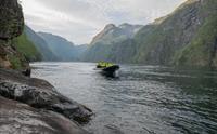 fjordcruise med rib båt på Hardangerfjorden