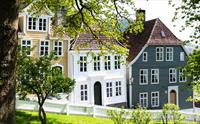 Historiske hus i Gamle Bergen Museum