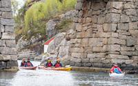 Guidet kajakktur i området utenfor Bergen