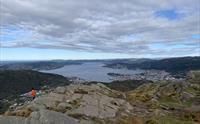 Beautful view towards the city
