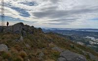 Beautful view from the top of Løvstakken