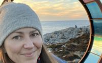 Beate Einen ved Livets Portal