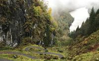 The hairpin bends at Kossdalen