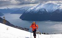 Molden topptur på ski