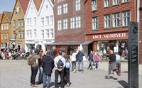 Turister på Bryggen