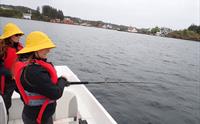 Fisketur med utendørs matlaging