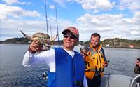 Fisketur med utendørs matlaging