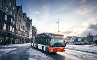Skyss buss på Bryggen