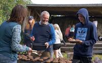 Grilling i Villmarksleiren