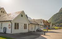 Eidfjord turistkontor vist fra utsiden.