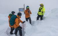 demonstrasjon måling snødybde
