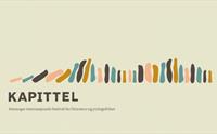 en posterplakat for litteaturfestivalen kapittel i stavanger.